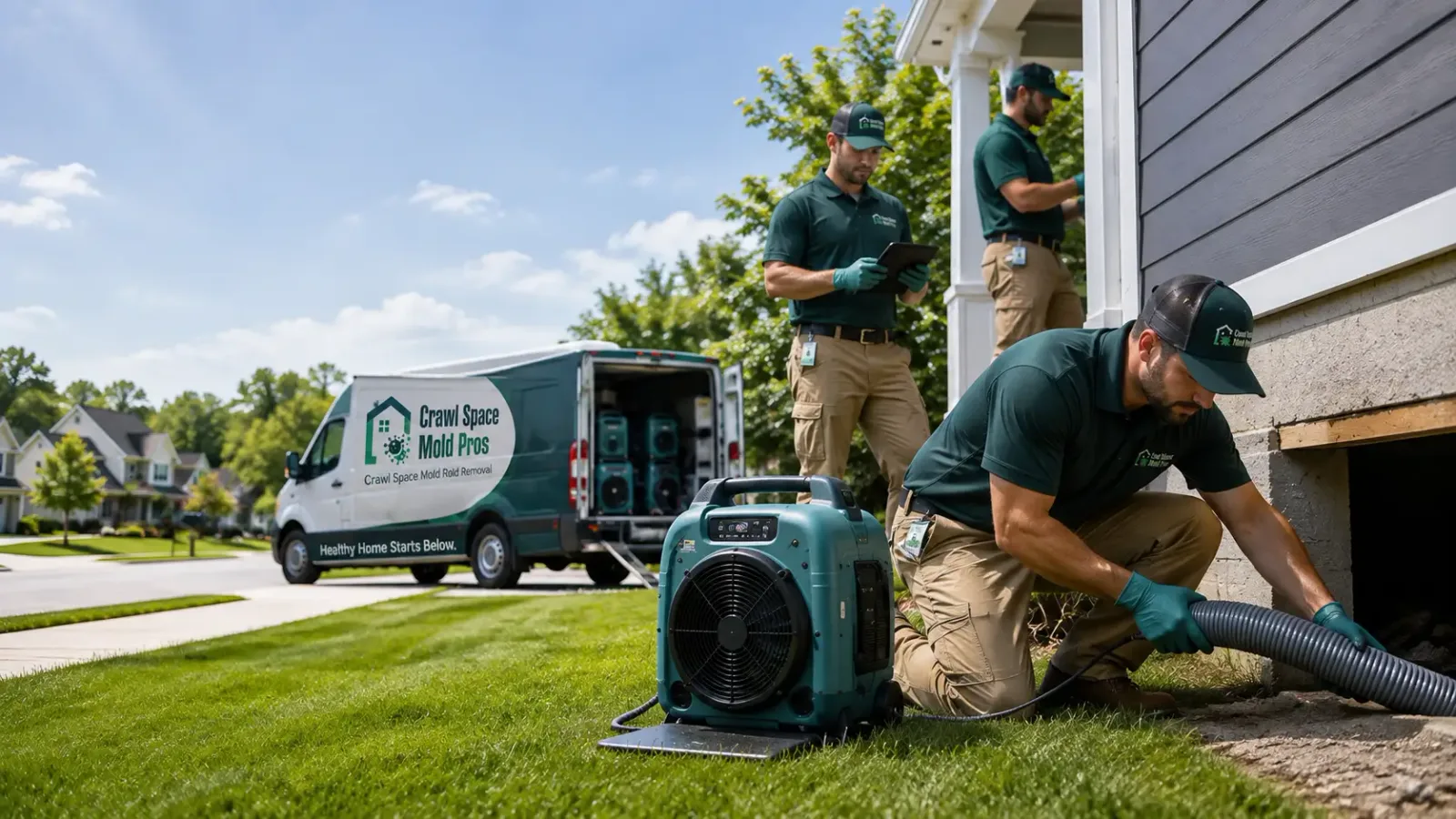 Crawl Space Mold Removal in Makinen, MN